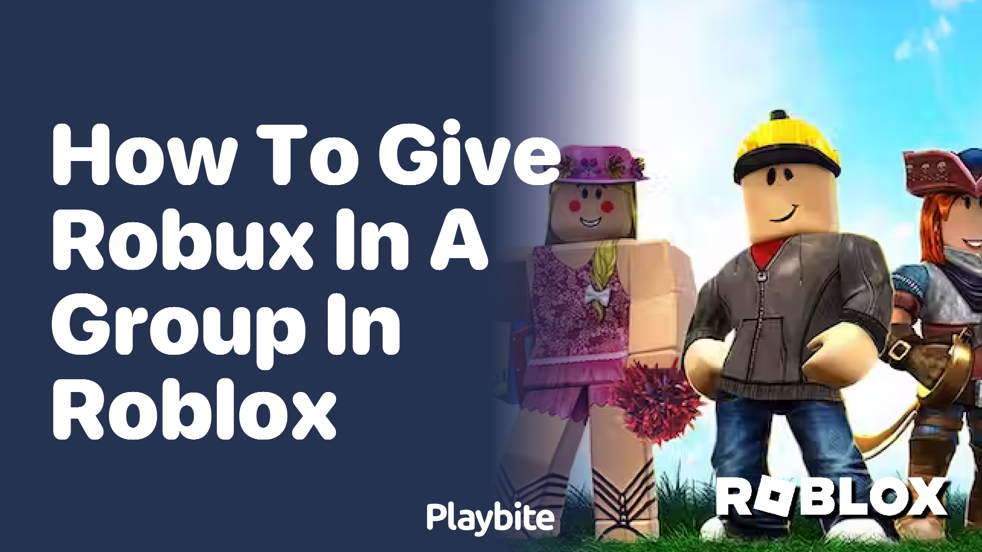 How to Give Robux in a Group on Roblox