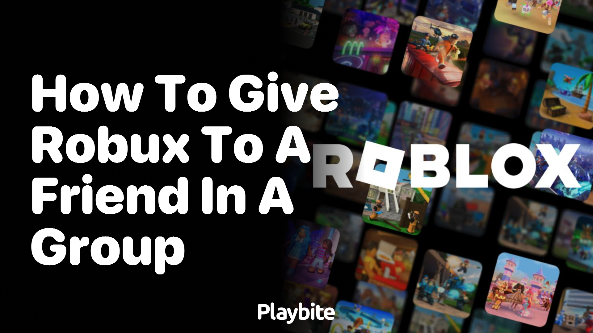 How to Give Robux to a Friend in a Group on Roblox