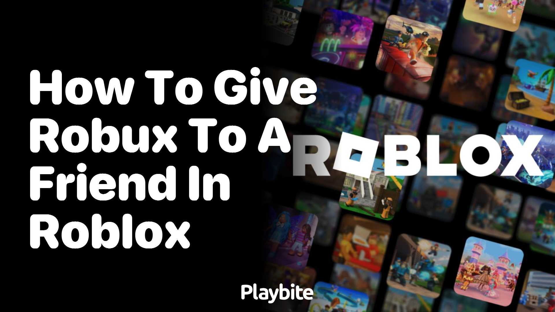 How to Give Robux to a Friend in Roblox