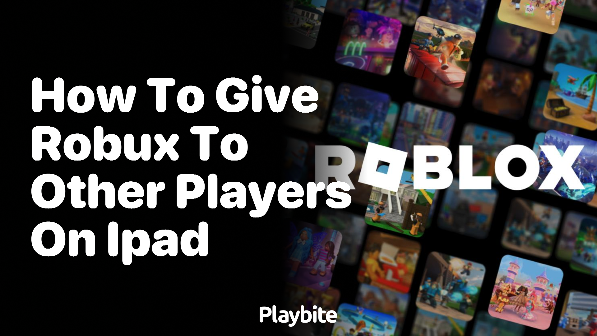How to Give Robux to Other Players on iPad
