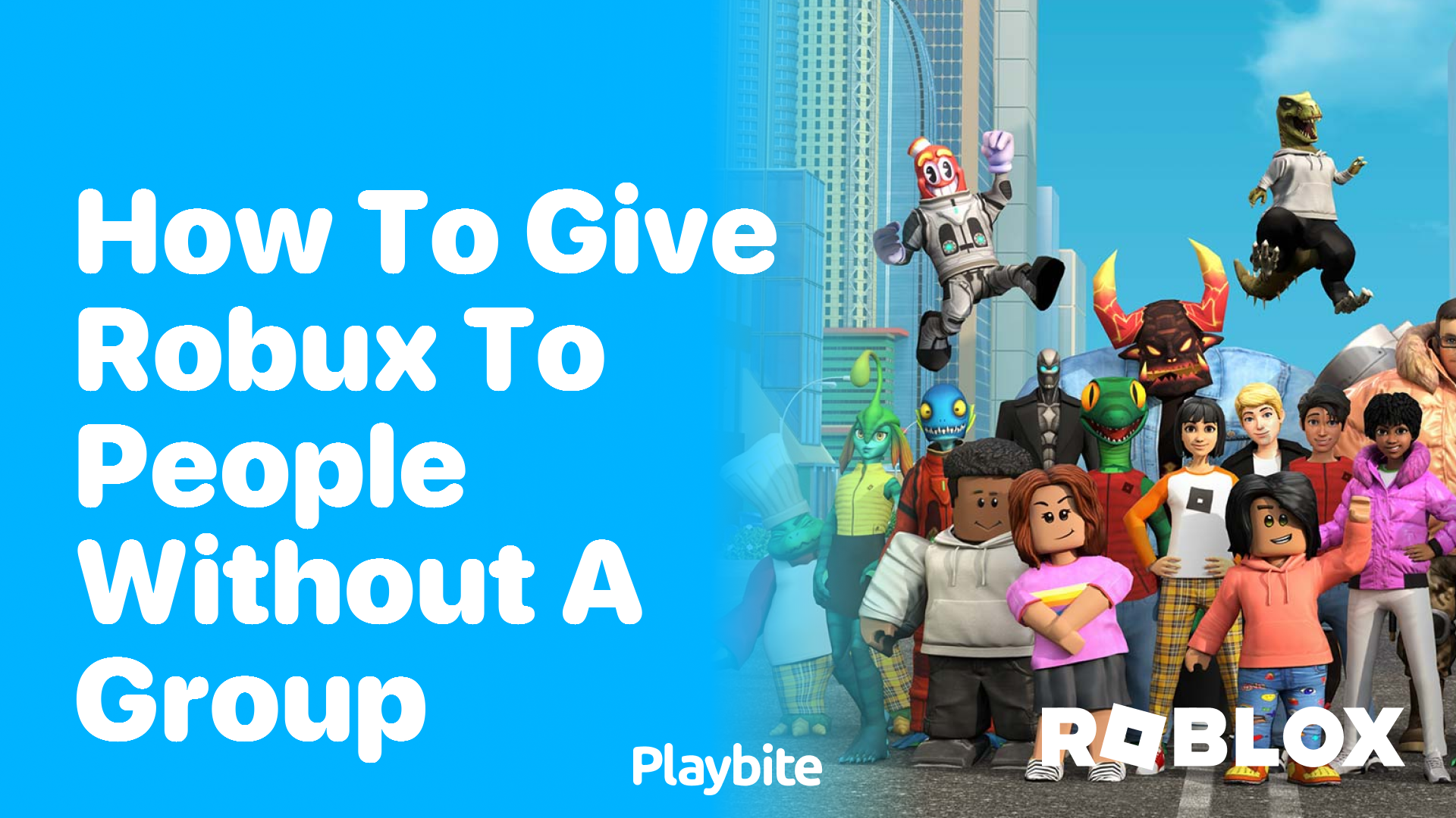 How to Give Robux to People Without a Group