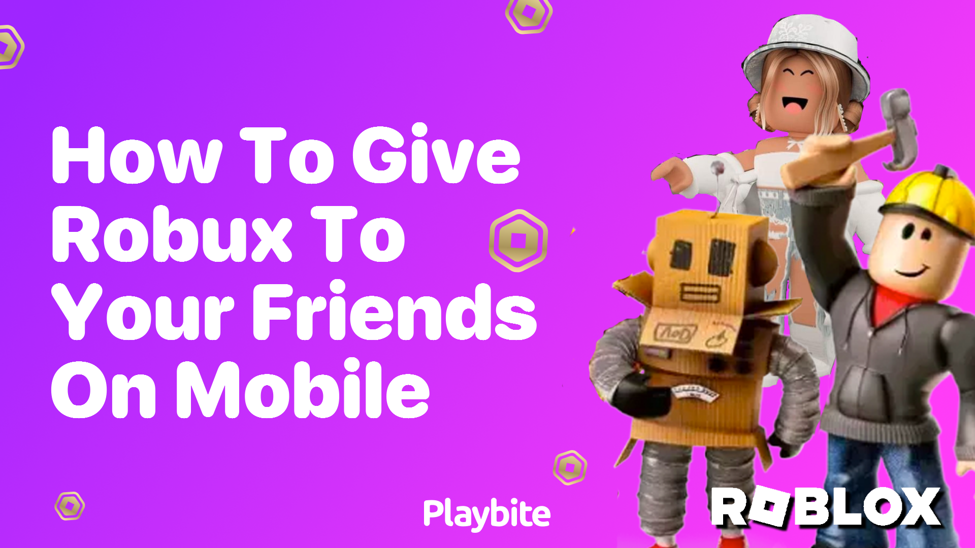 How to Give Robux to Your Friends on Mobile