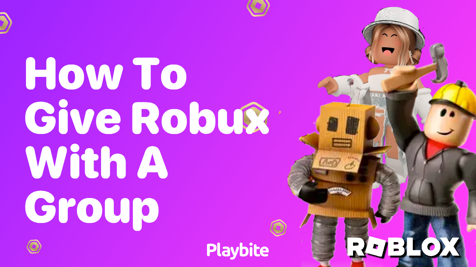 How to Give Robux with a Group on Roblox