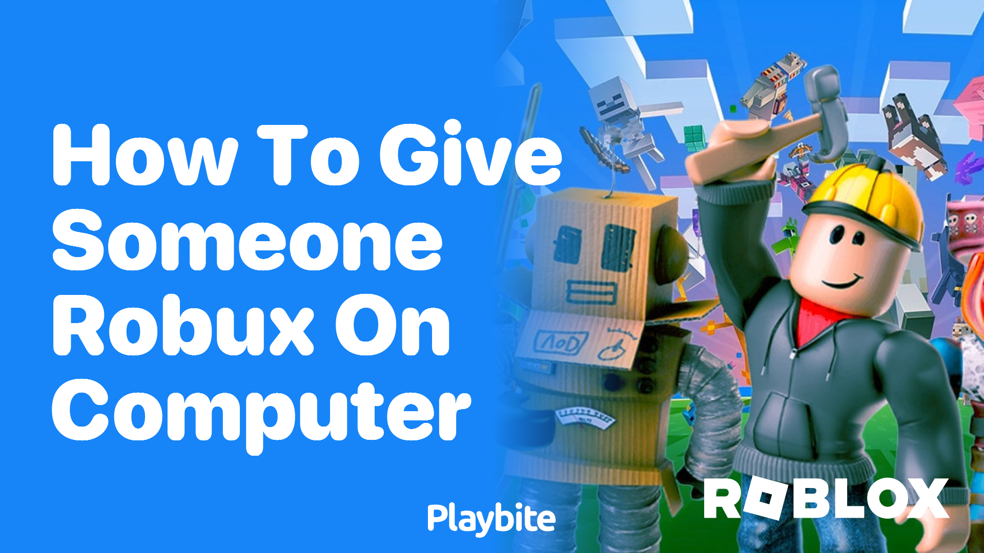How to Give Someone Robux on a Computer