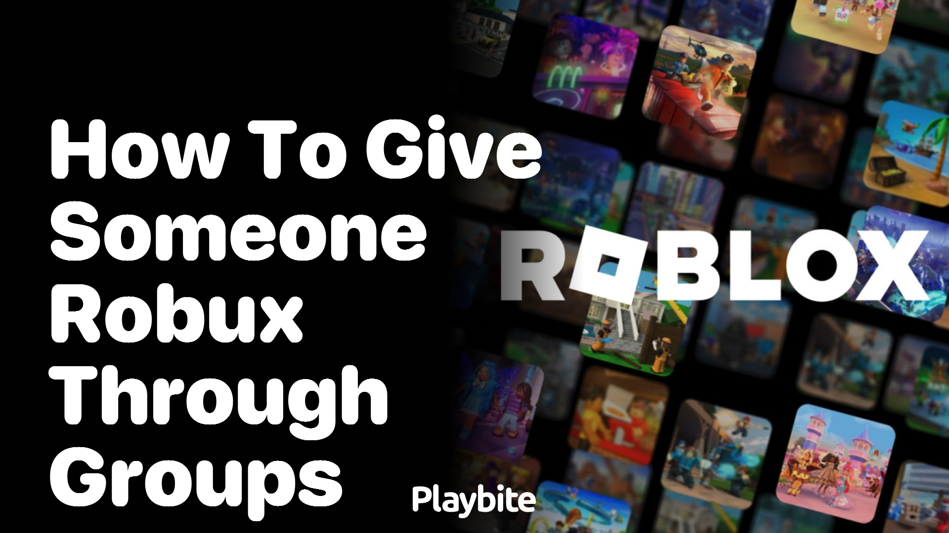 How to Give Someone Robux Through Groups