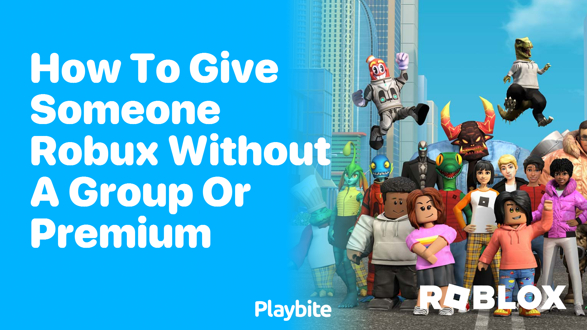 How to Give Someone Robux Without a Group or Premium
