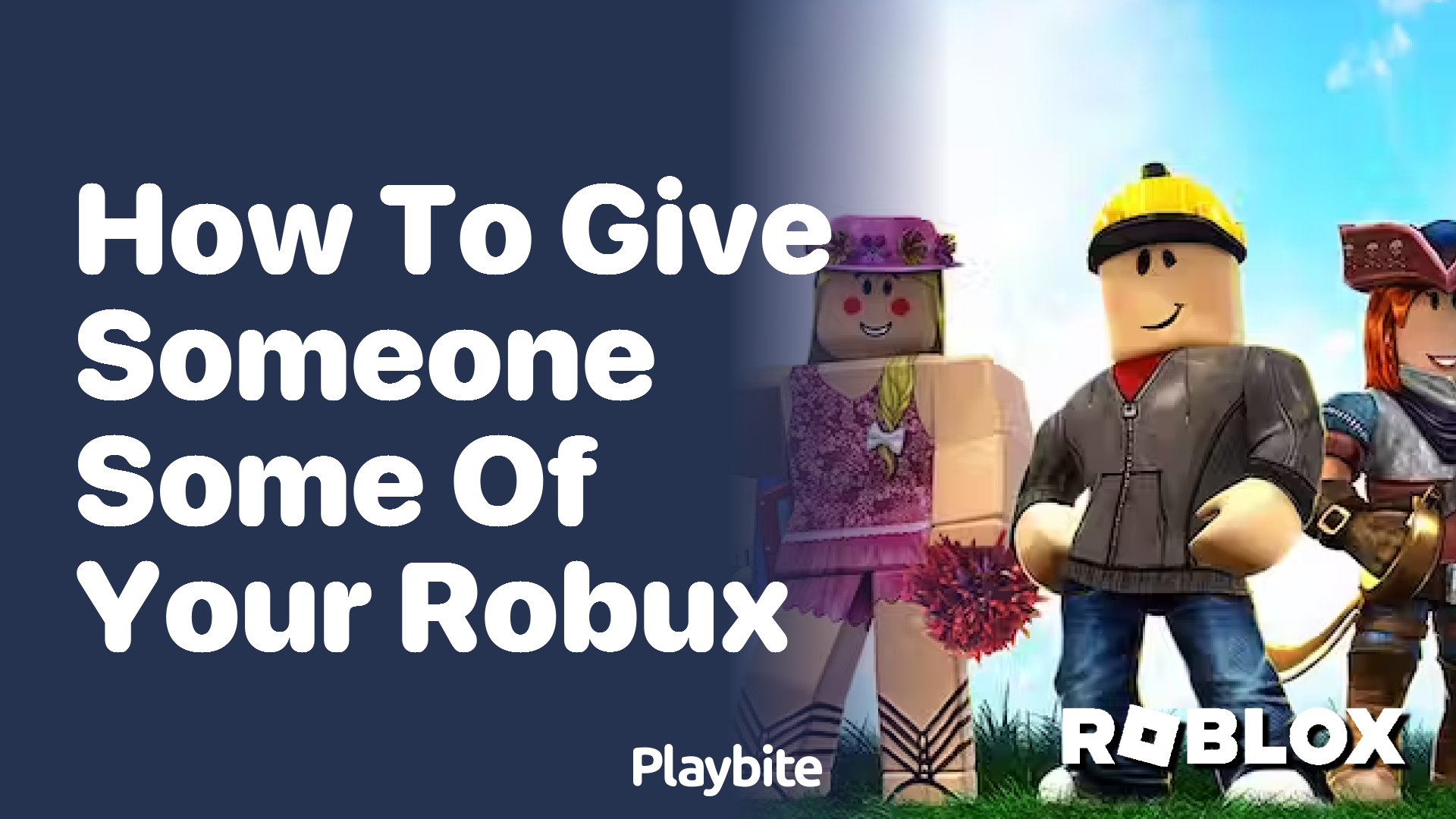 How to Give Someone Some of Your Robux