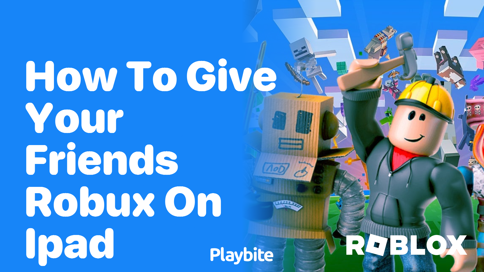 How to Give Your Friends Robux on iPad