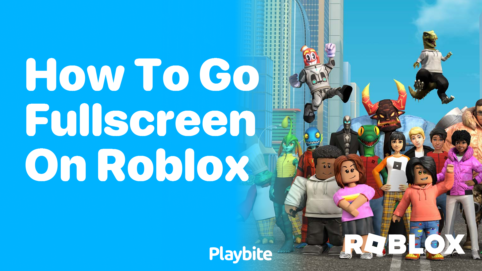 How to Go Fullscreen on Roblox