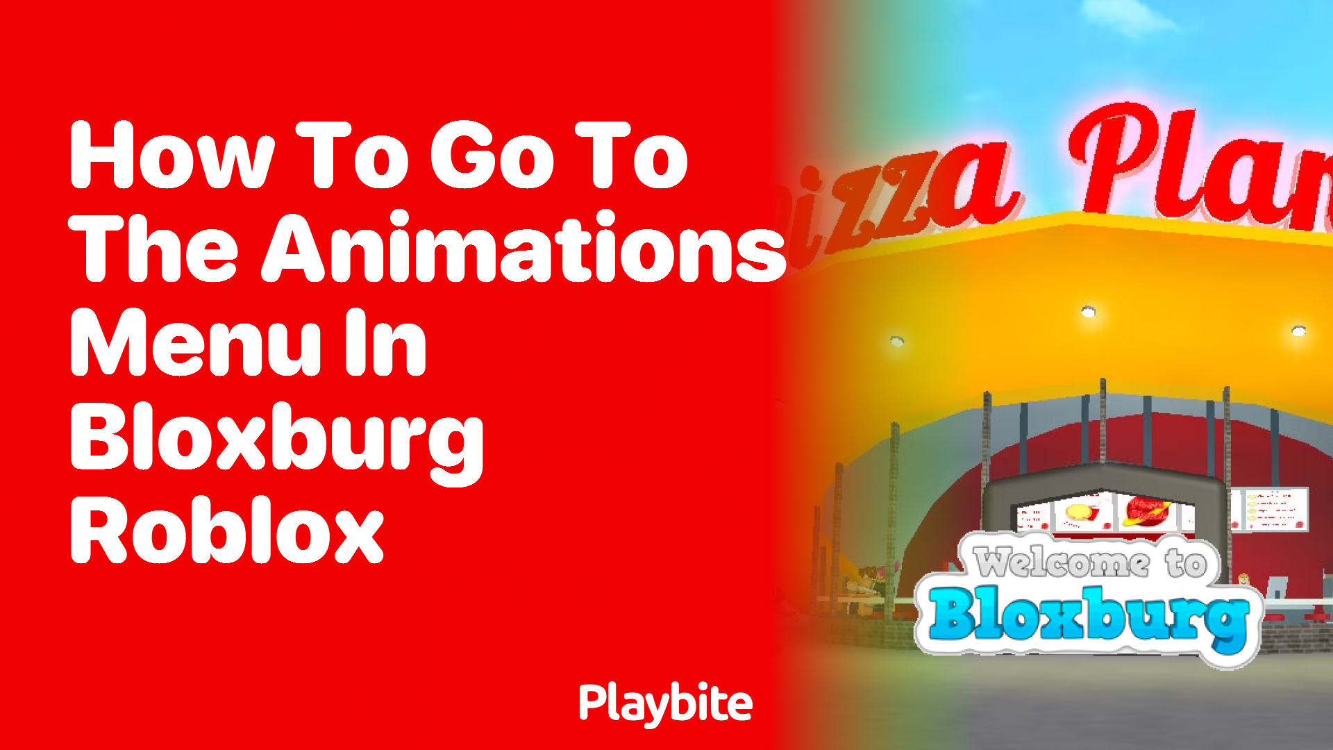 How to Access the Animations Menu in Bloxburg Roblox