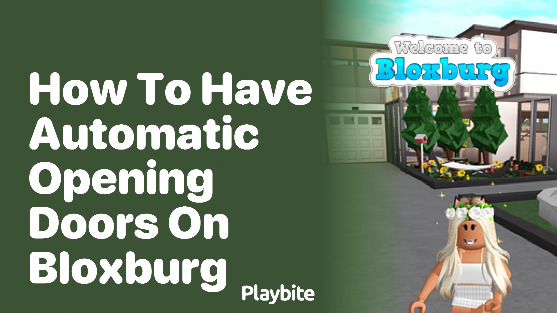 How to Have Automatic Opening Doors in Bloxburg