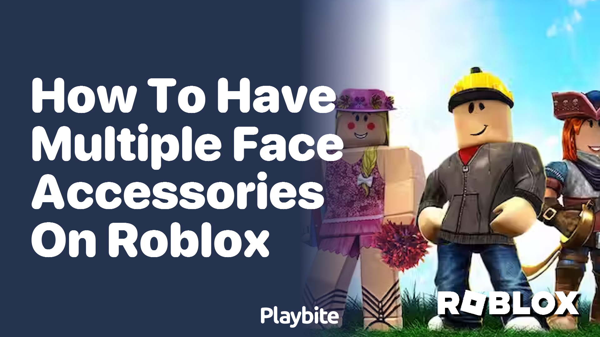 How to Have Multiple Face Accessories on Roblox