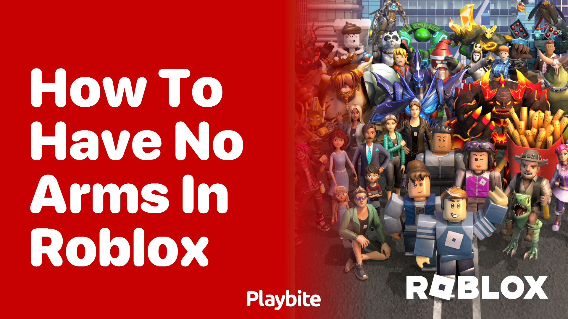 How to Have No Arms in Roblox