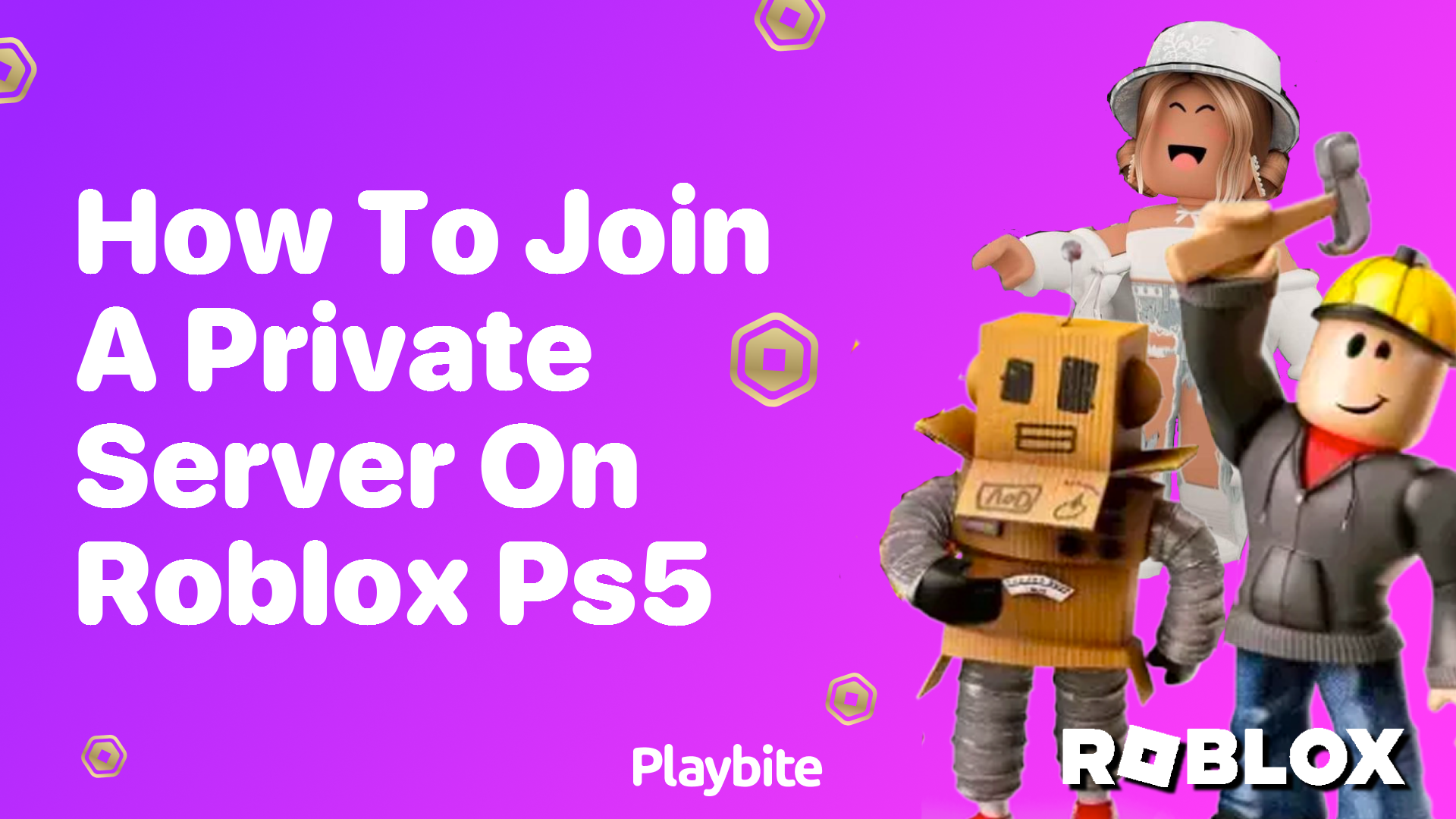 How to Join a Private Server on Roblox PS5