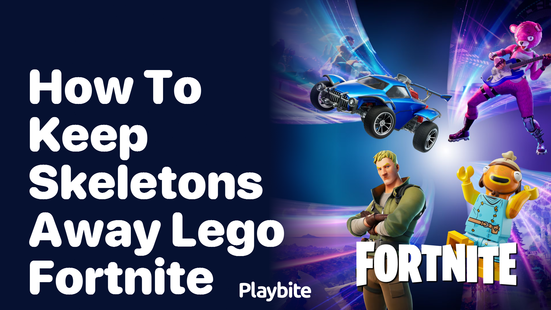 How to Keep Skeletons Away in LEGO Fortnite?