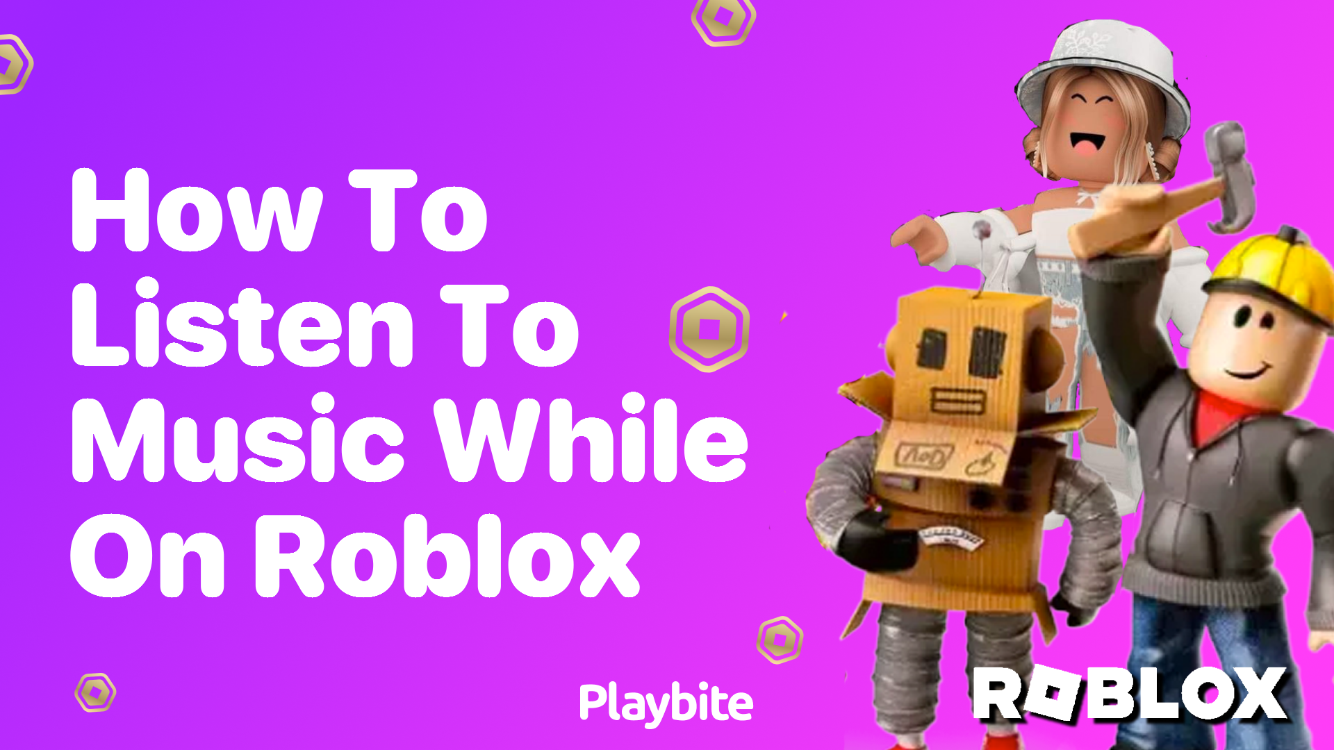 How to Listen to Music While on Roblox
