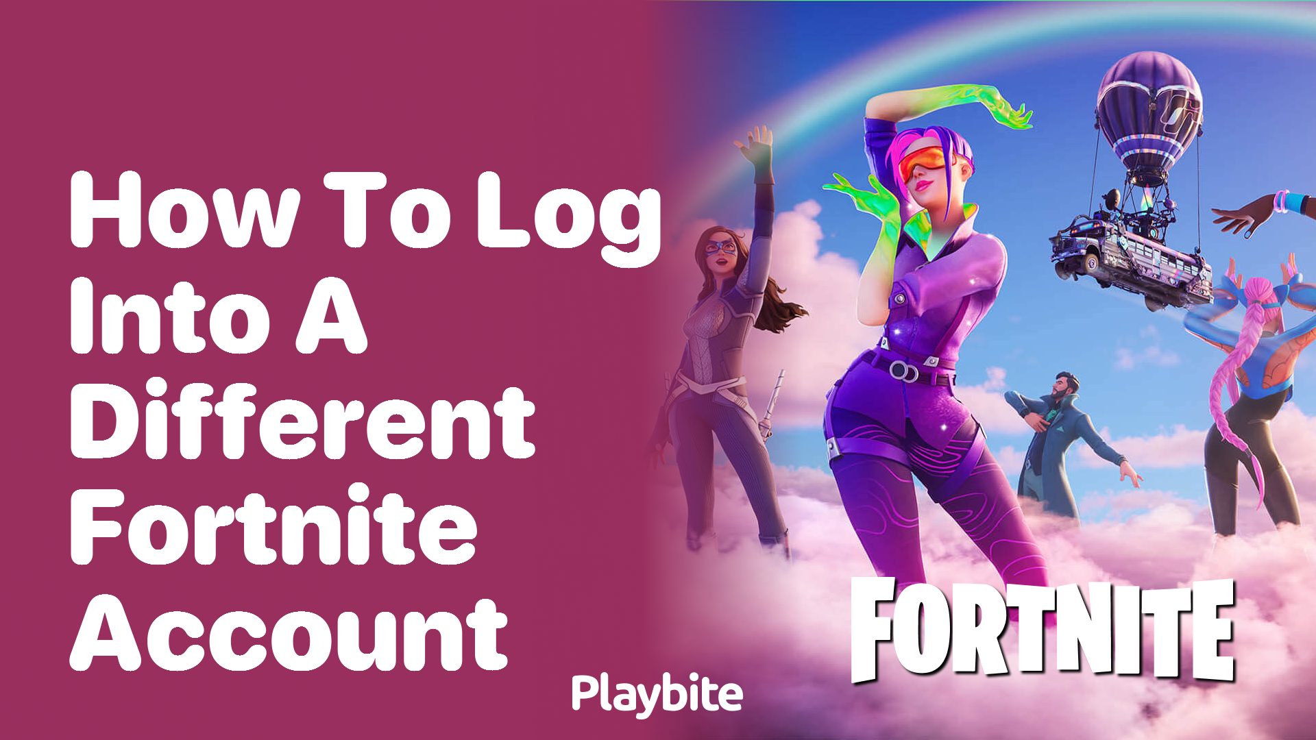 How to Log Into a Different Fortnite Account