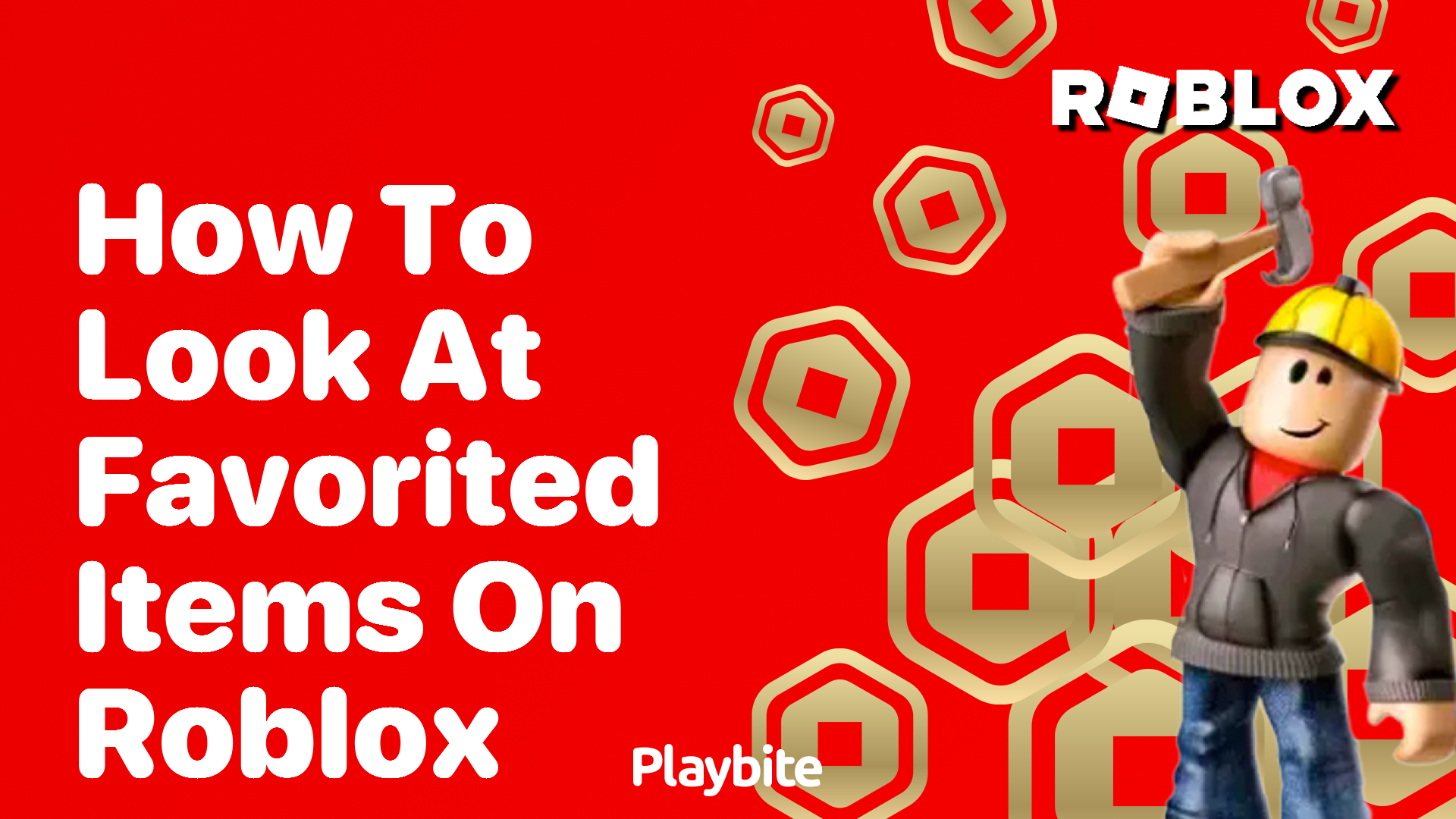 How to Look at Favorited Items on Roblox