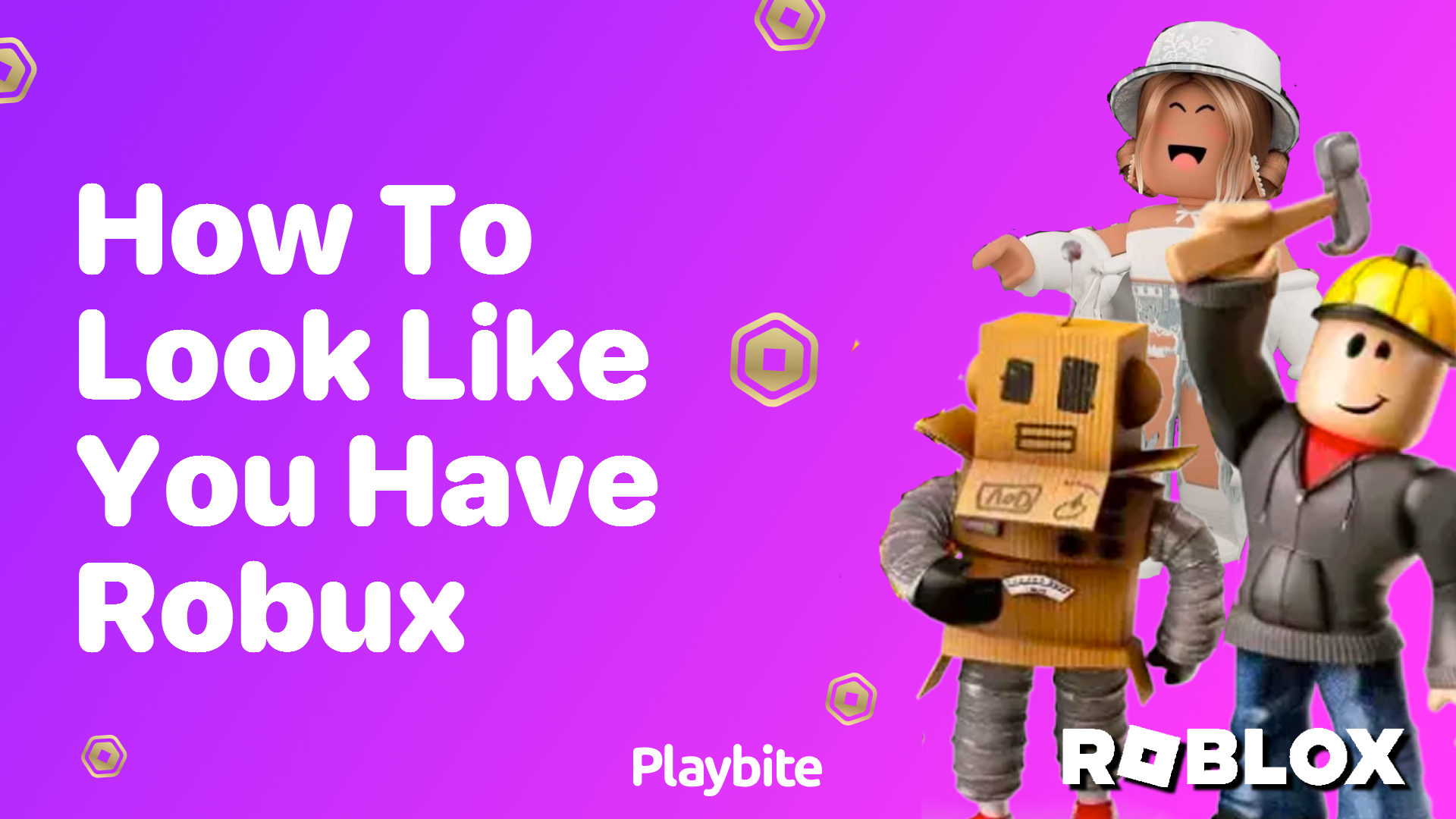 How To Look Like You Have Robux in Roblox