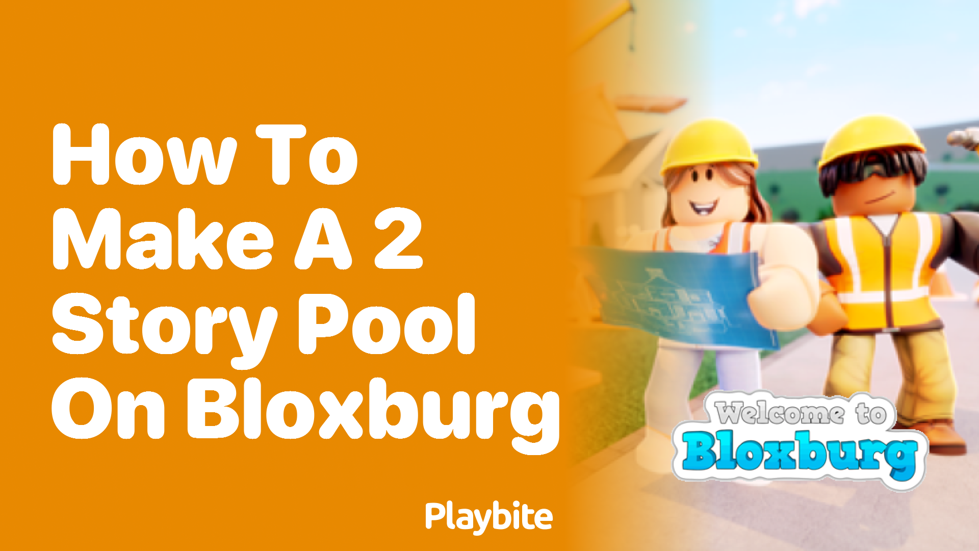 How to Make a 2 Story Pool on Bloxburg