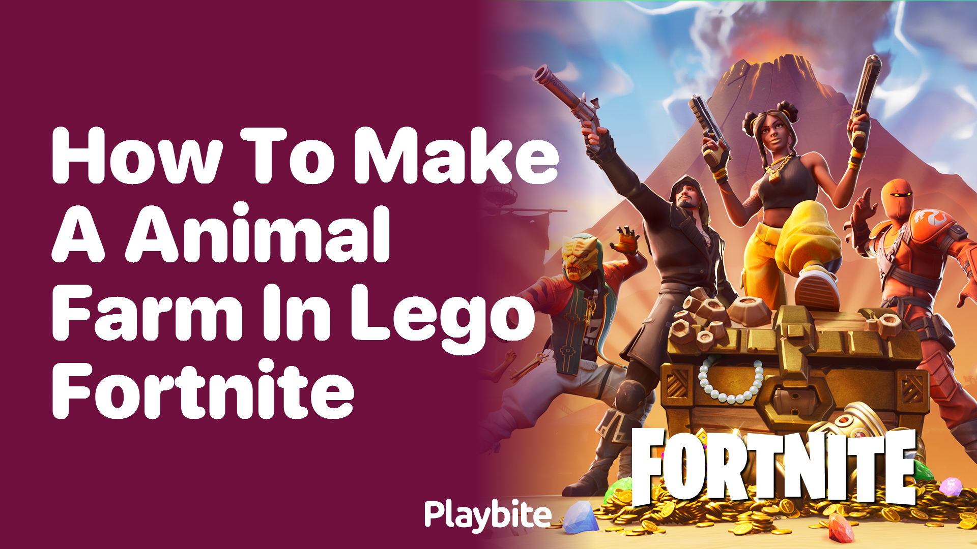 How to Make an Animal Farm in LEGO Fortnite