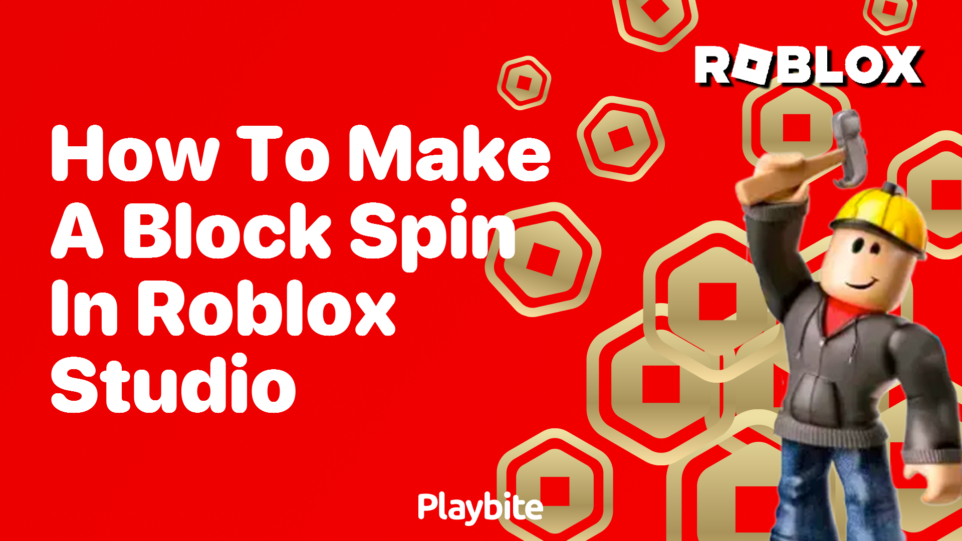 How to Make a Block Spin in Roblox Studio