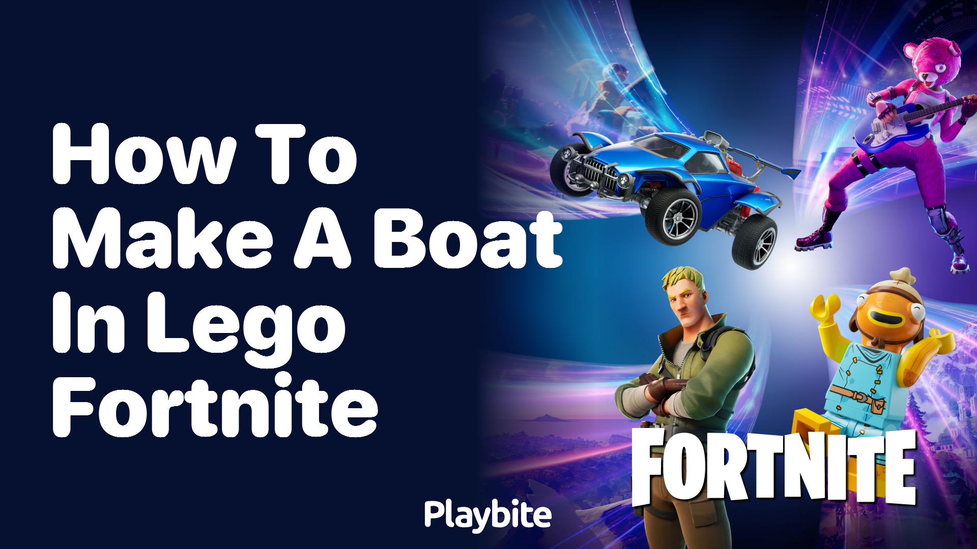 How to Make a Boat in Lego Fortnite