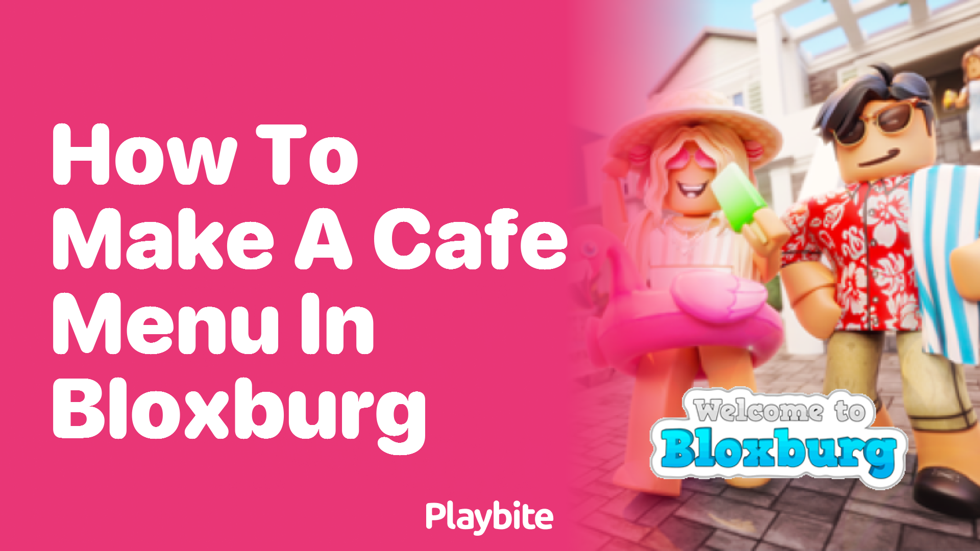 How to Make a Cafe Menu in Bloxburg