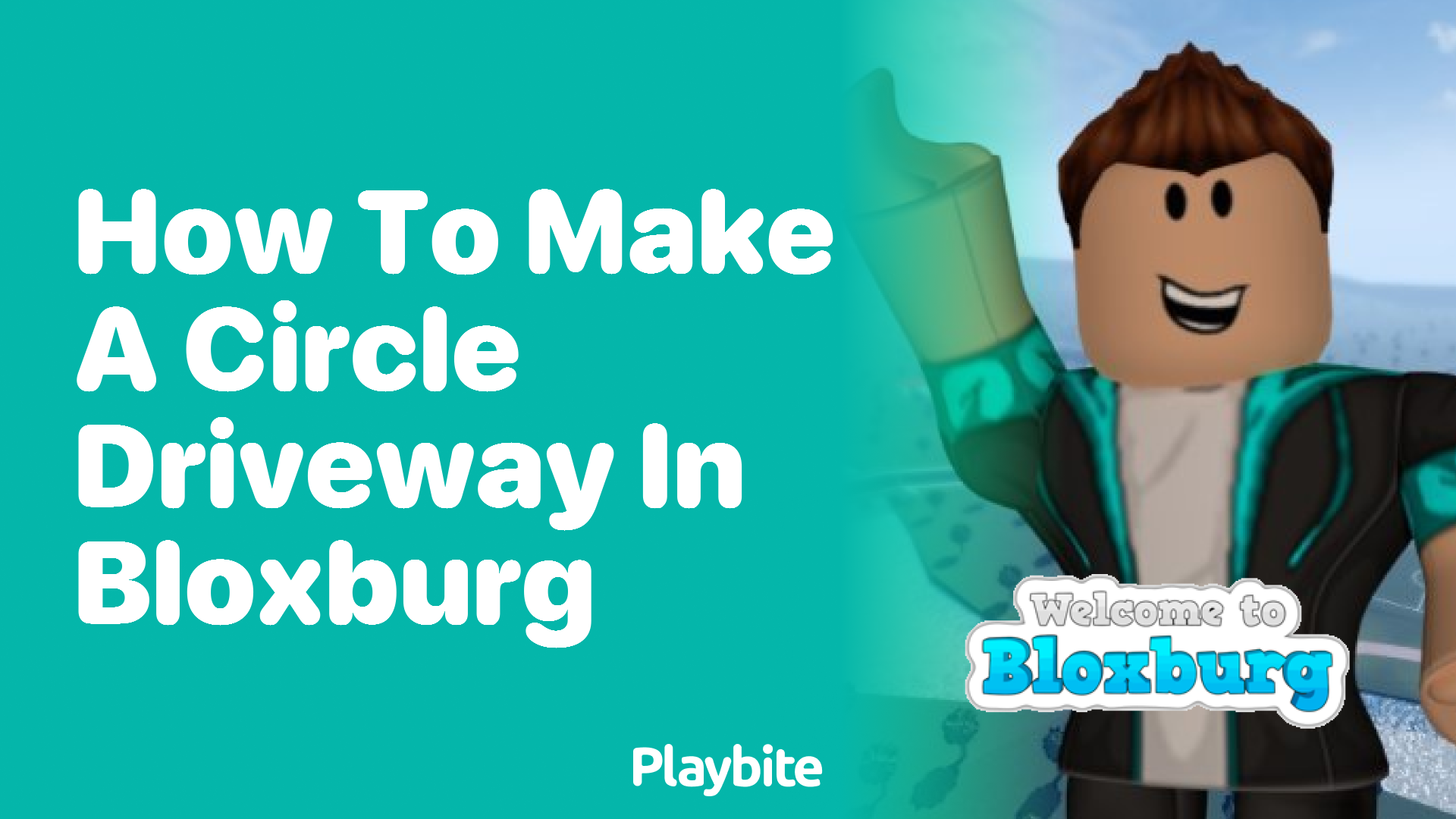 How to Make a Circle Driveway in Bloxburg