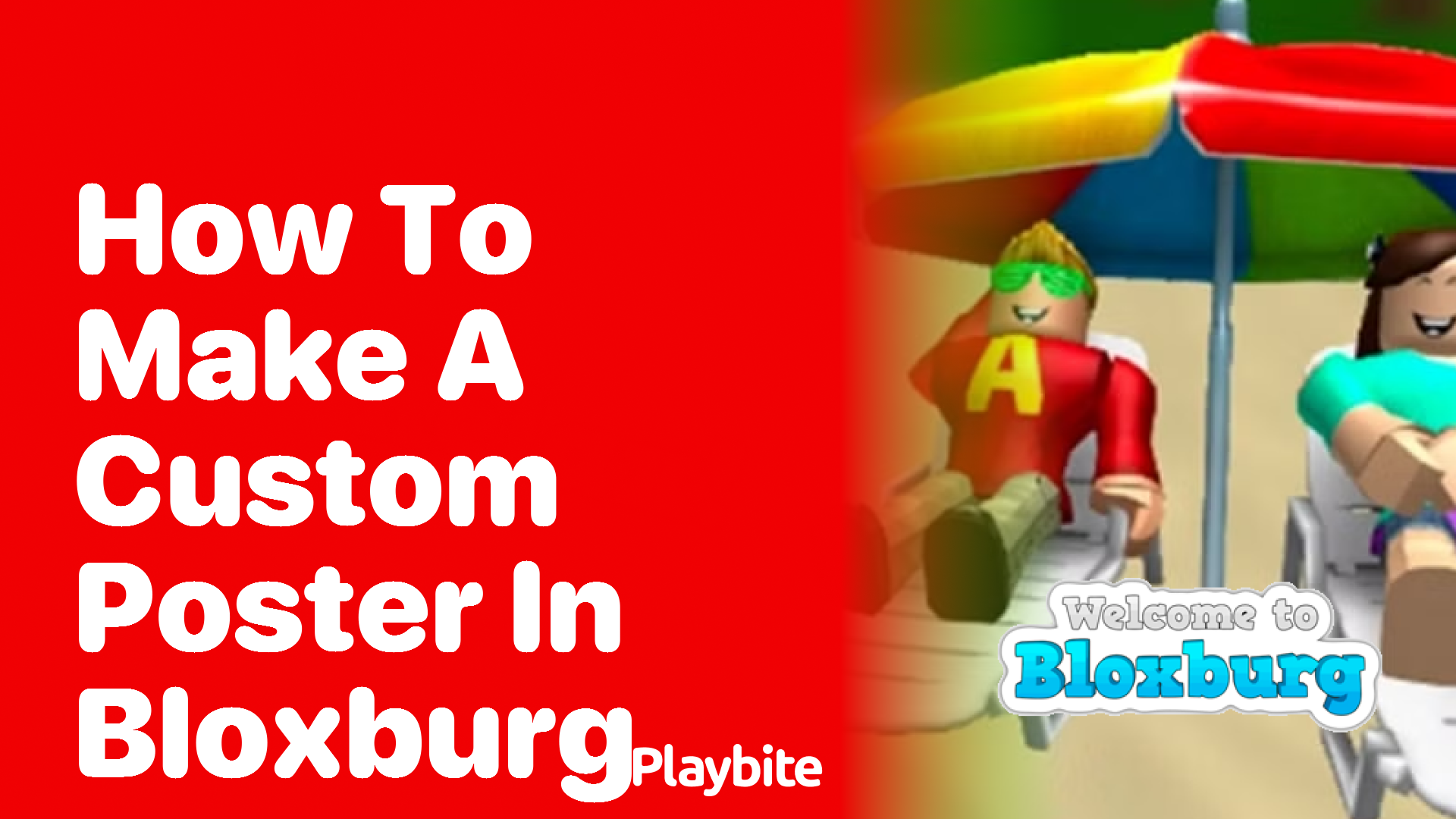 How to Make a Custom Poster in Bloxburg