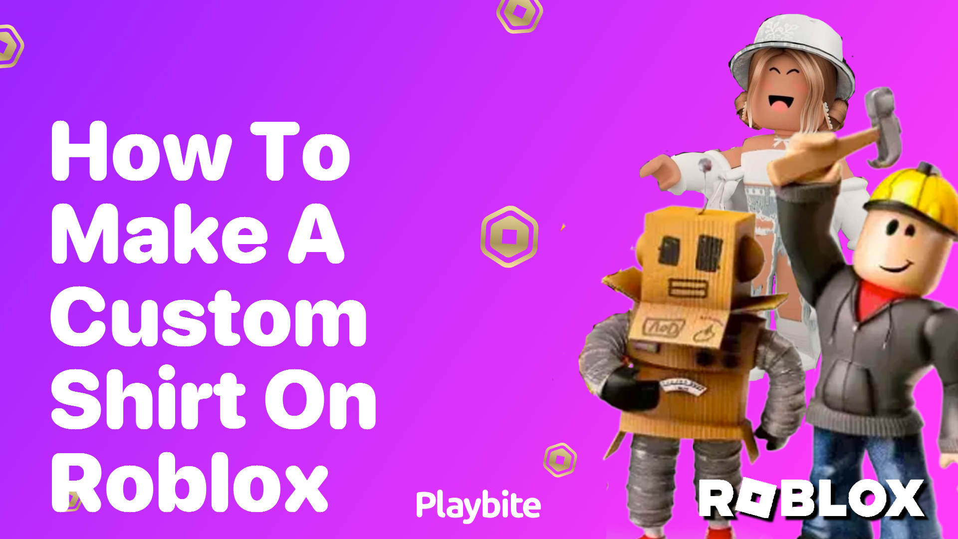 How to Make a Custom Shirt on Roblox