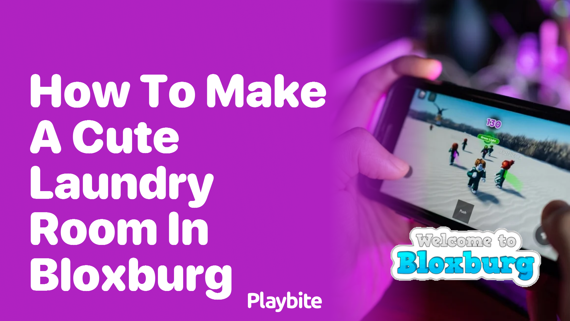 How to Make a Cute Laundry Room in Bloxburg