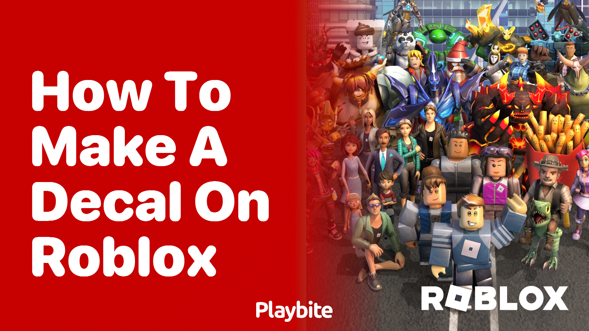 How to Make a Decal on Roblox