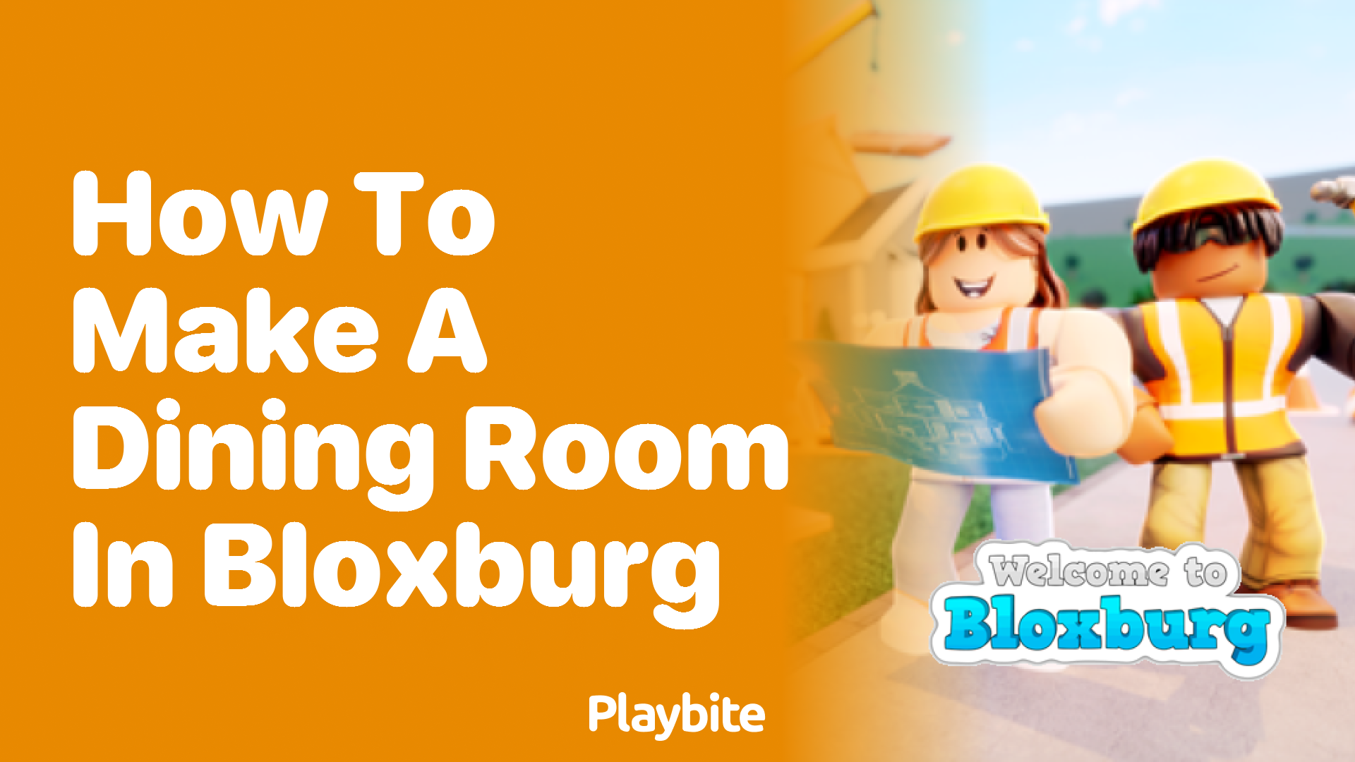 How to Make a Dining Room in Bloxburg