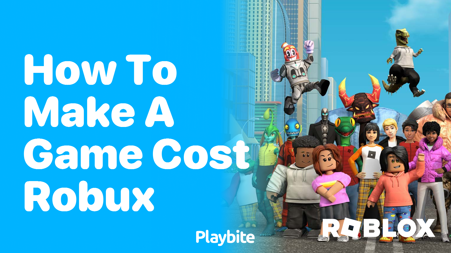 How to Make a Game Cost Robux on Roblox