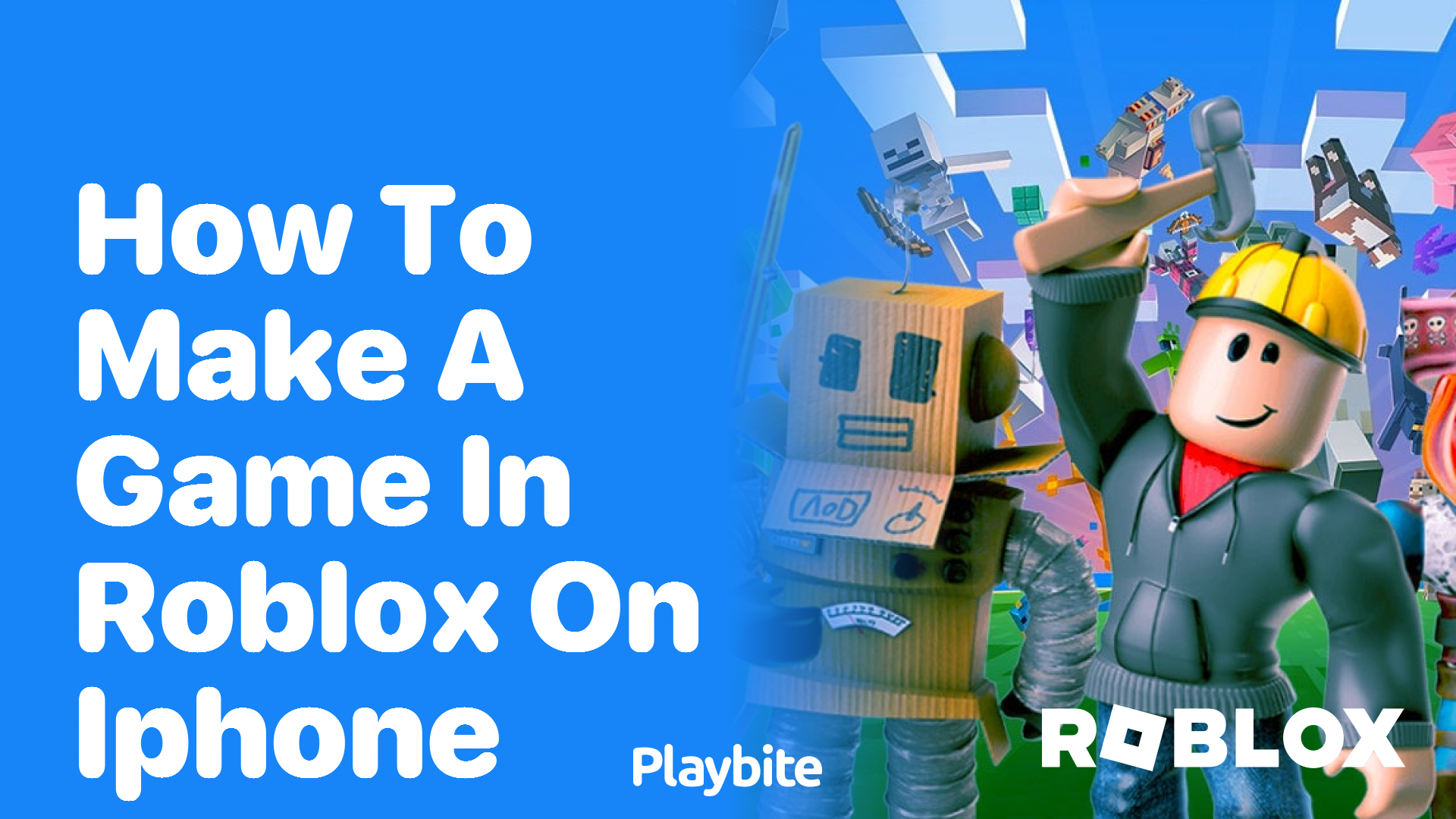 How to Make a Game in Roblox on iPhone