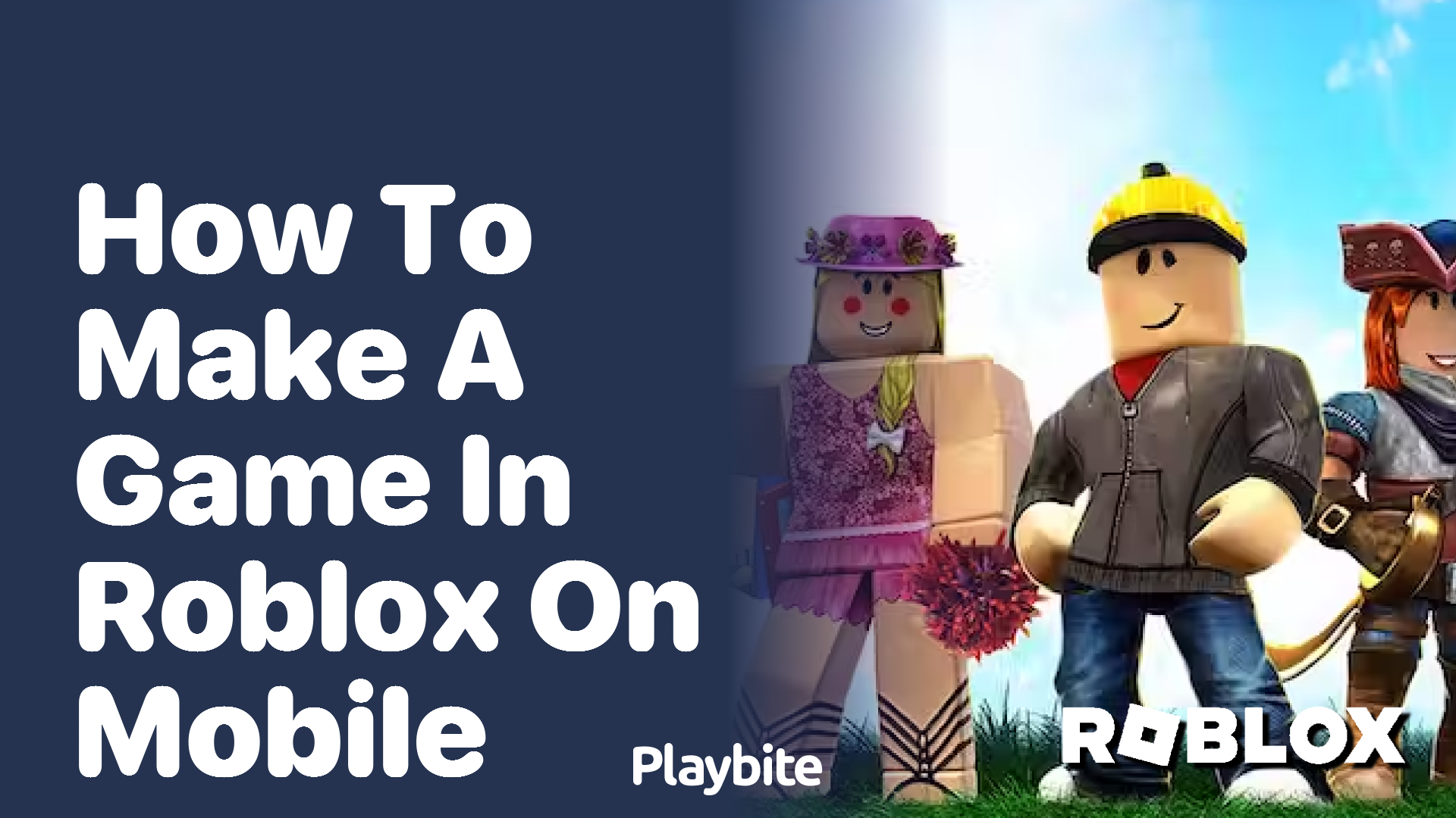 How to Make a Game in Roblox on Mobile