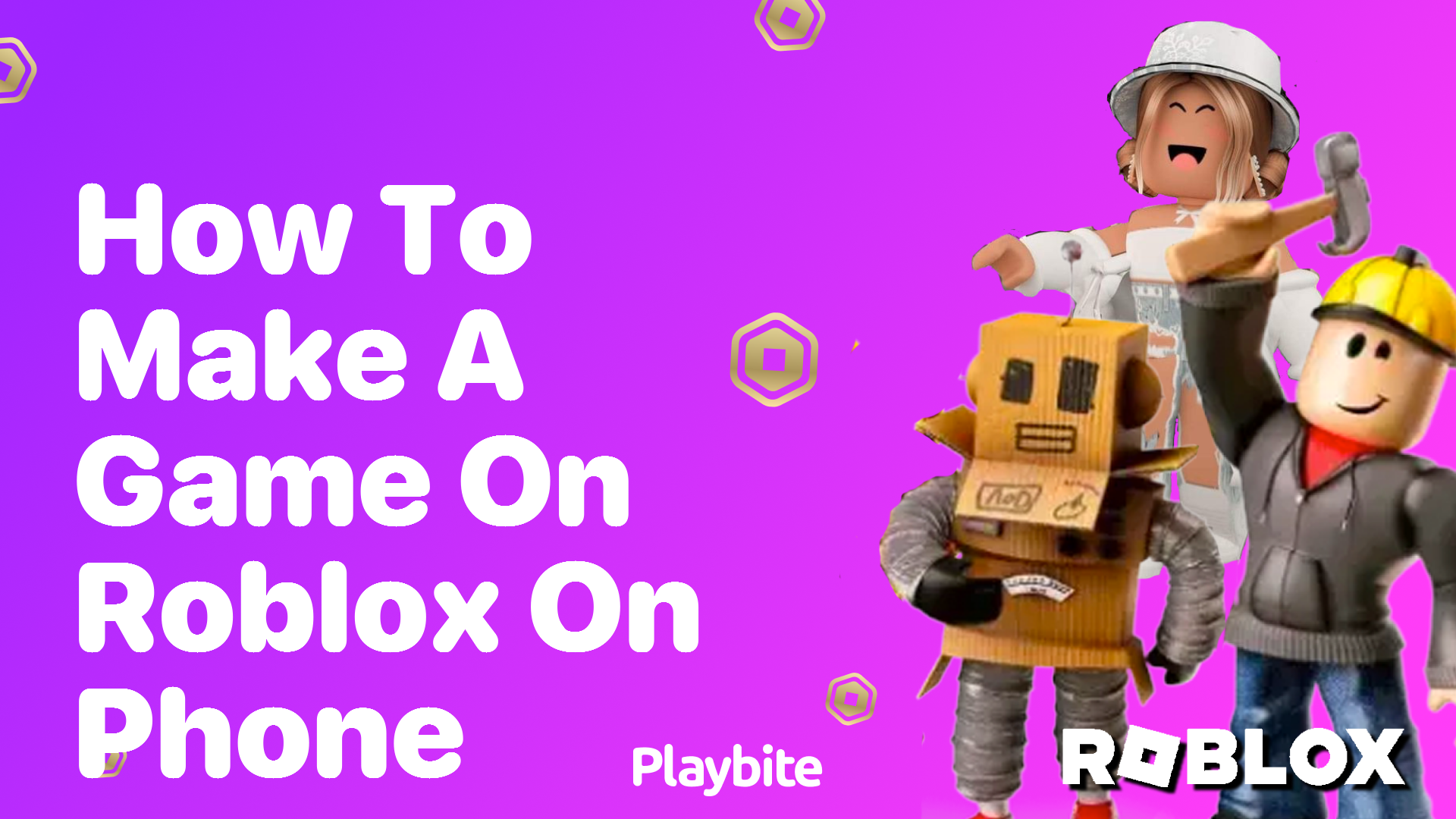 How to Make a Game on Roblox Using Your Phone