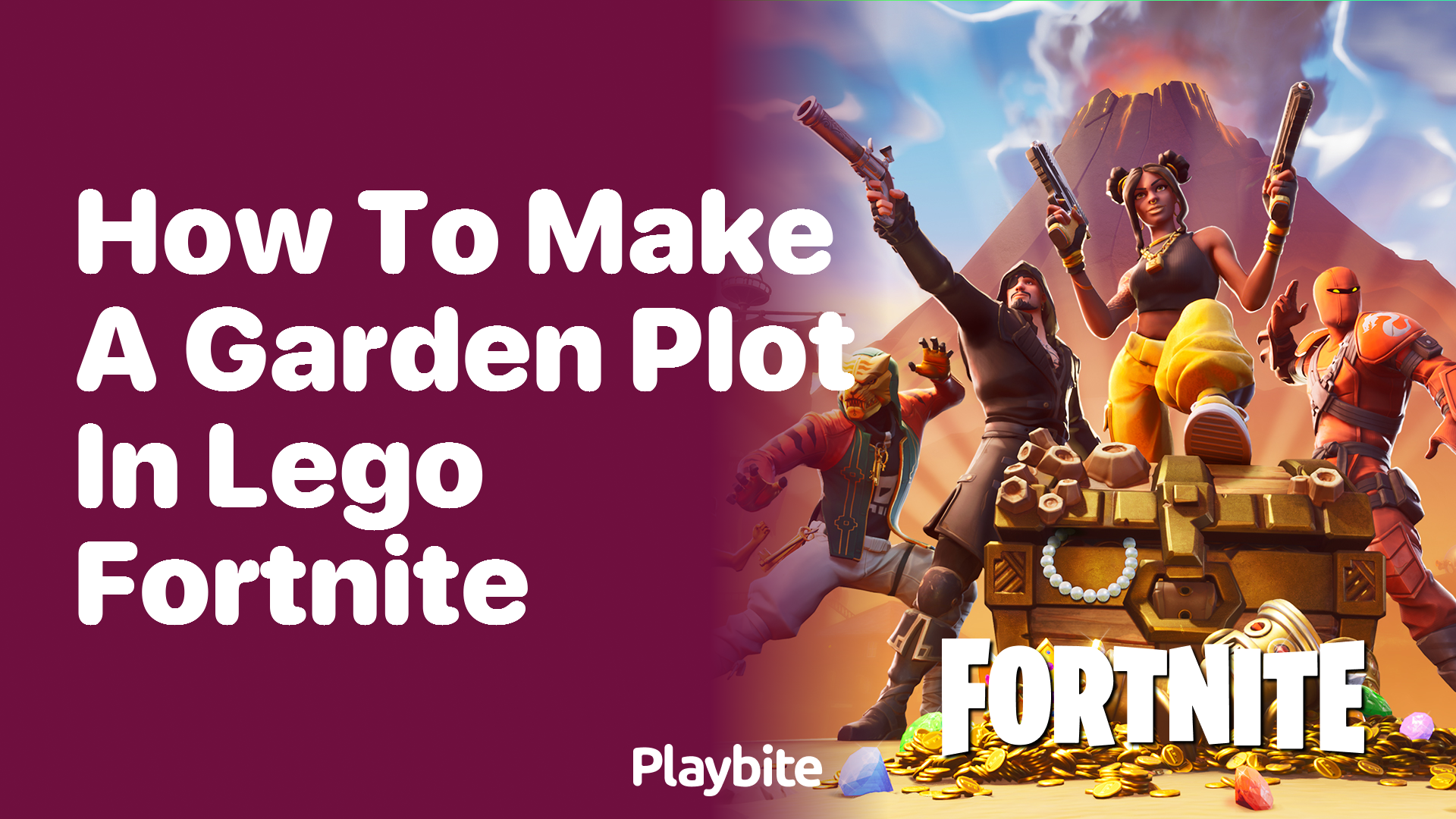 How to Make a Garden Plot in LEGO Fortnite?
