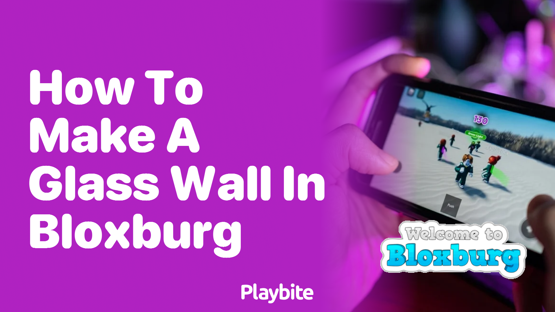 How to Make a Glass Wall in Bloxburg