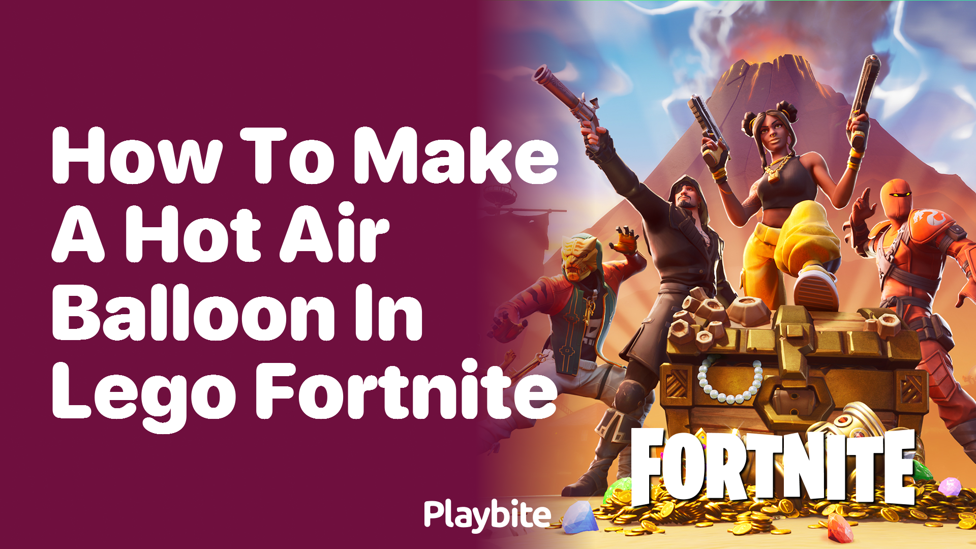 How to Make a Hot Air Balloon in LEGO Fortnite?