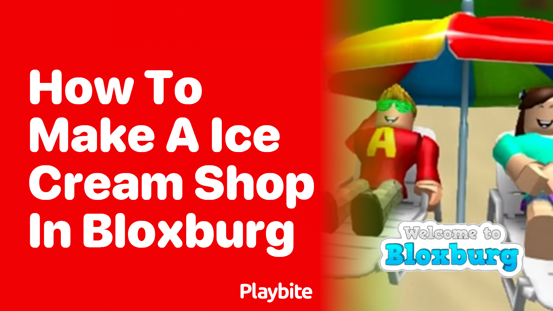 How to Make an Ice Cream Shop in Bloxburg
