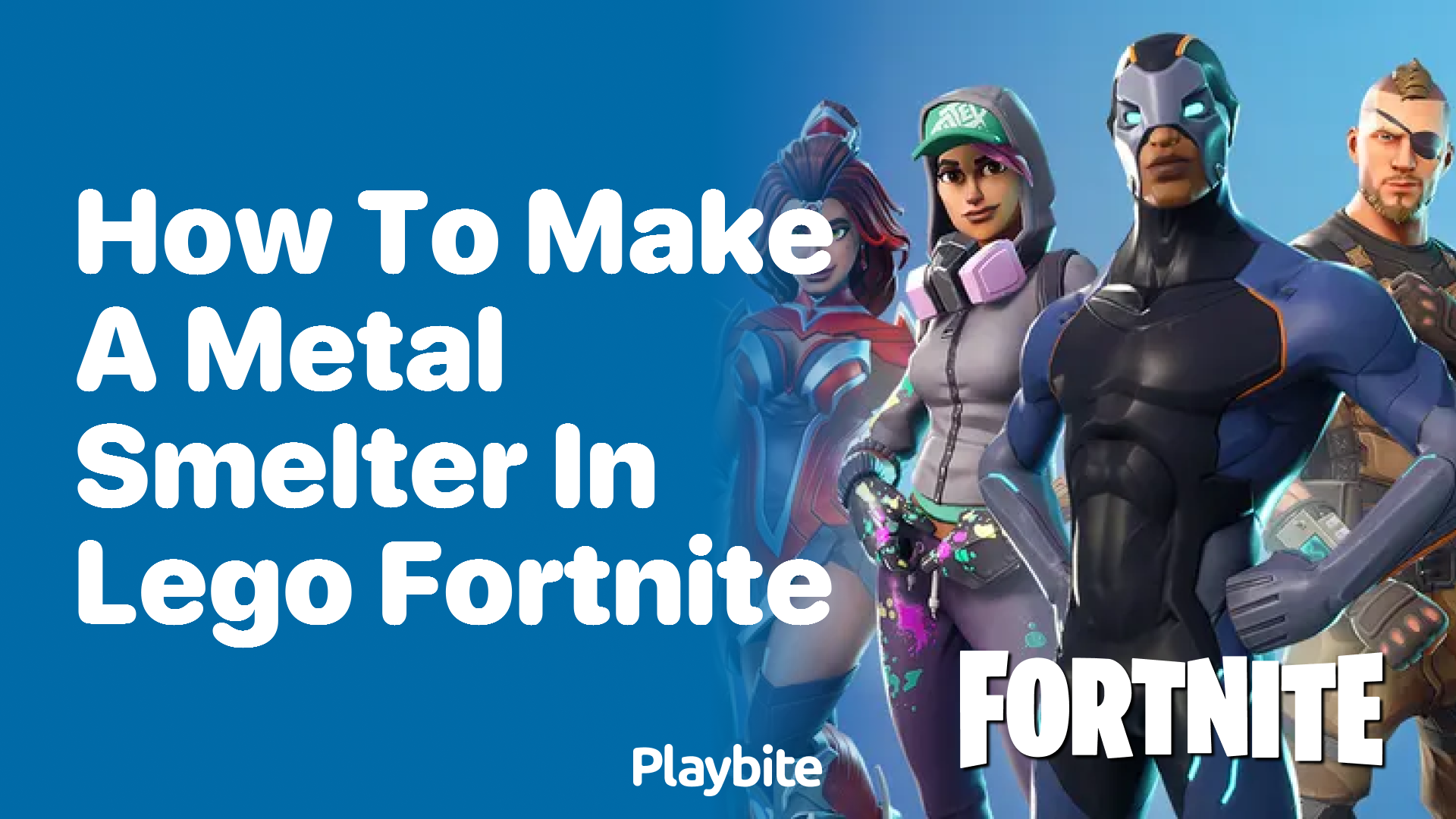 How to Make a Metal Smelter in LEGO Fortnite