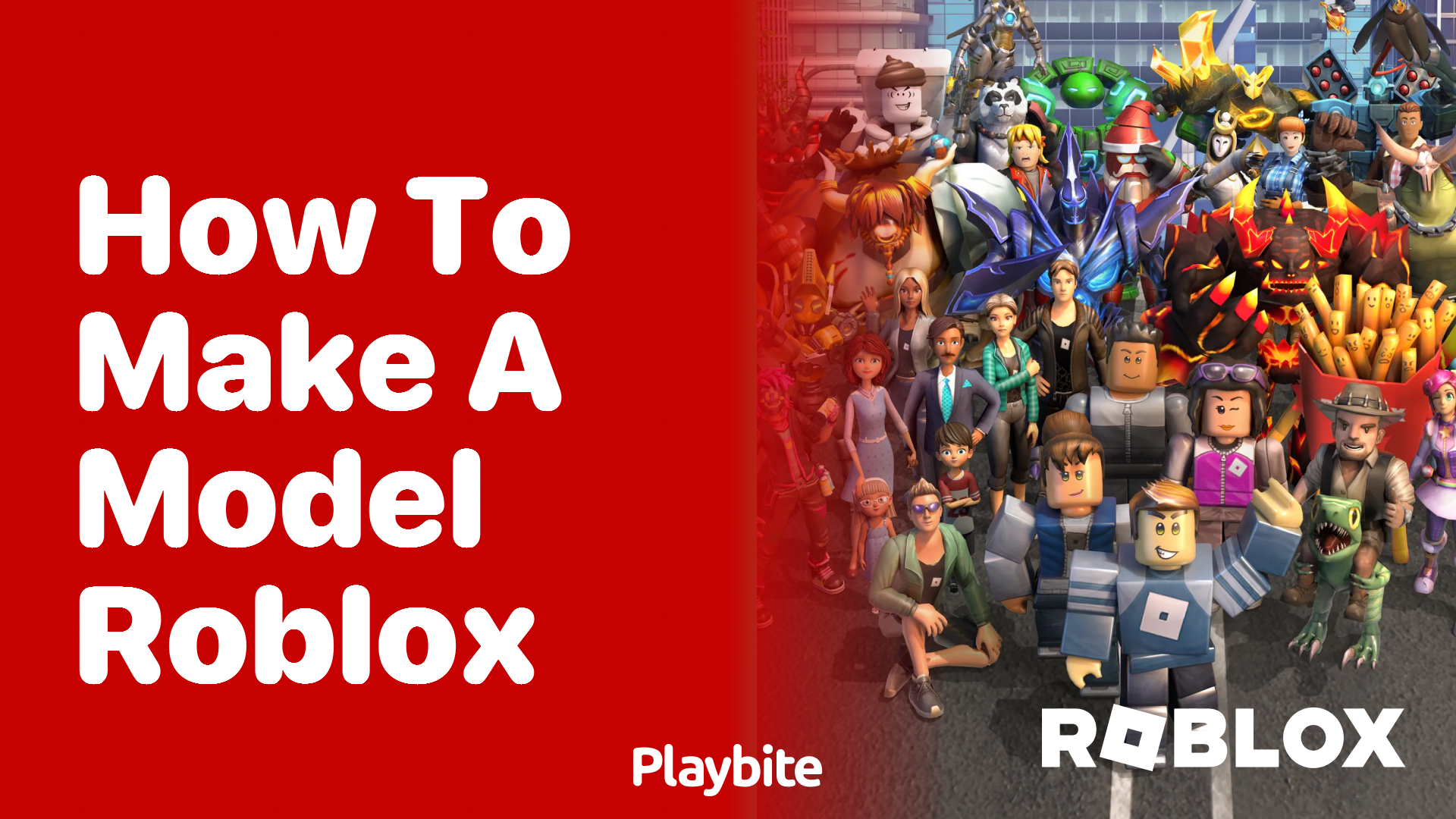How to Make a Model in Roblox
