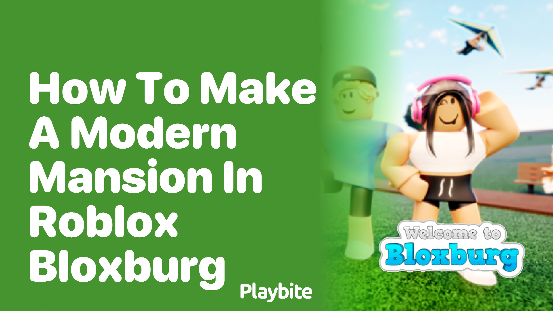 How to Make a Modern Mansion in Roblox Bloxburg