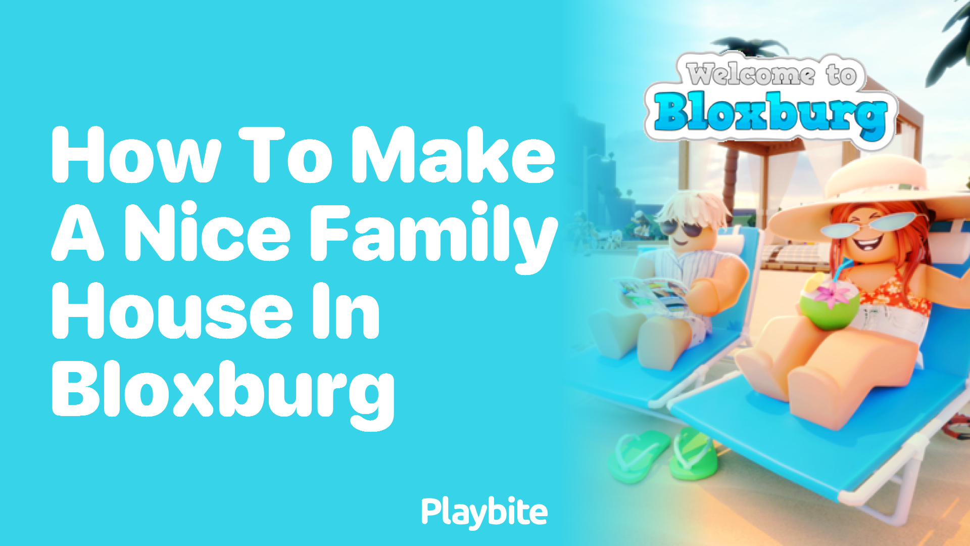 How to Make a Nice Family House in Bloxburg