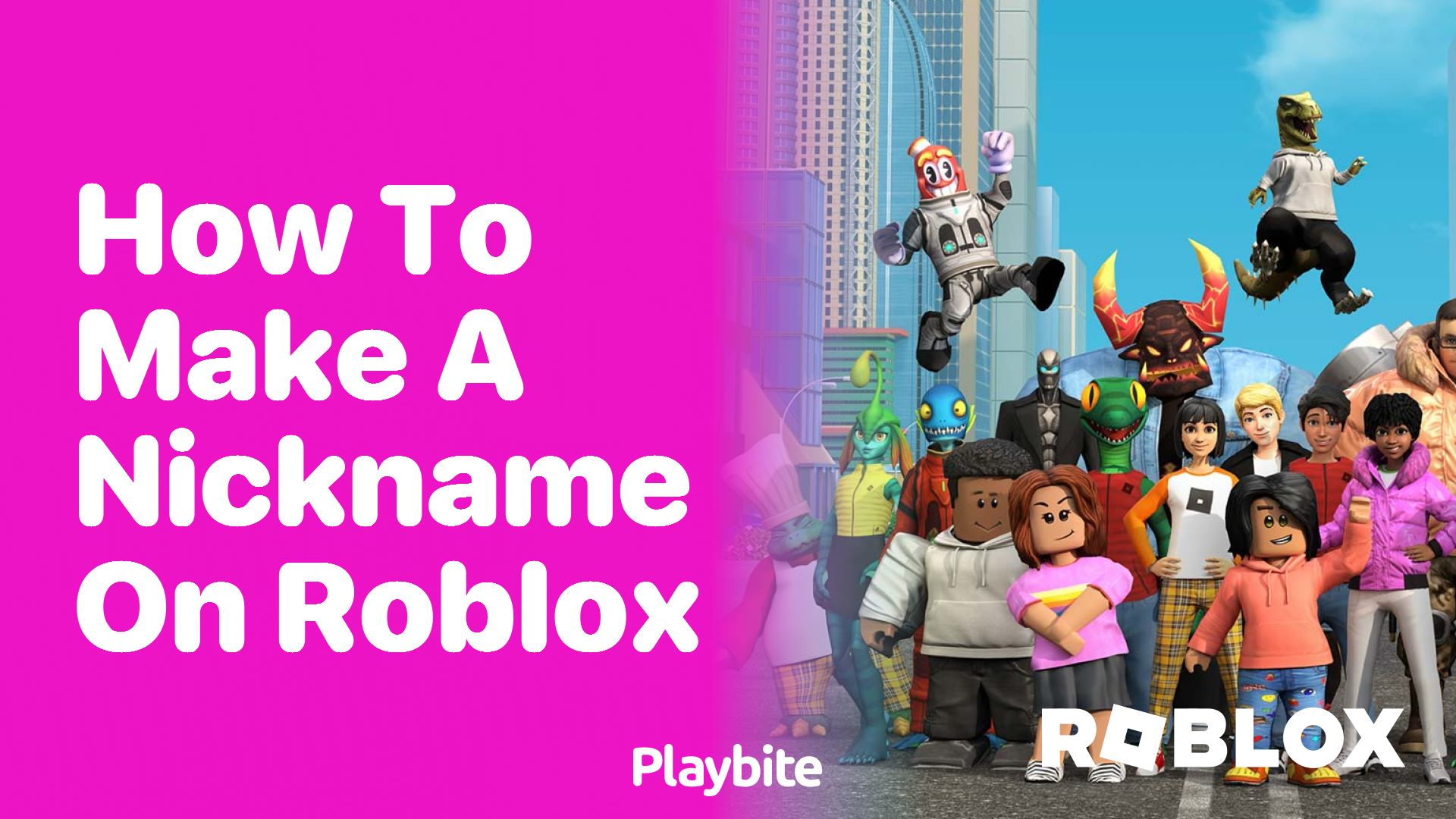 How to Create a Nickname on Roblox