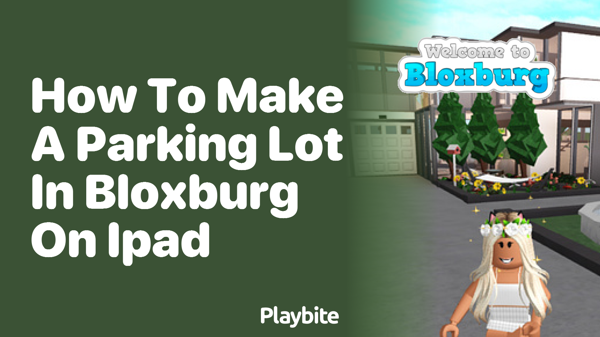 How to Make a Parking Lot in Bloxburg on iPad