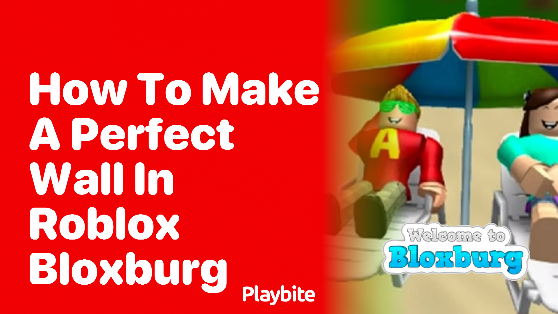 How to Make a Perfect Wall in Roblox Bloxburg