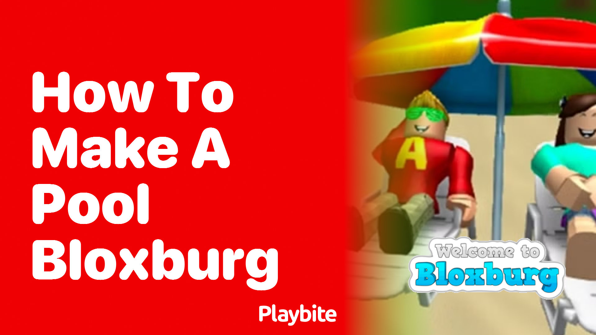 How to Make a Pool in Bloxburg